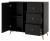 SLTango Komoda1F3S824 CzarnyGr otwarta