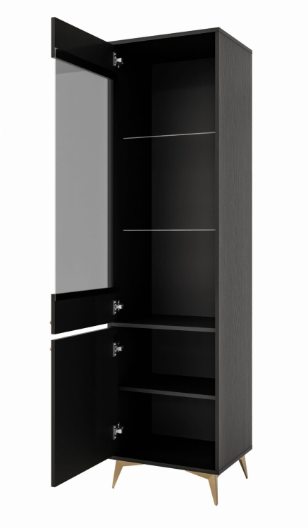 SLTango Witryna2F101 CzarnyGr otwarta
