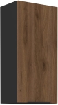 Wisząca szafka kuchenna 45x90cm MONA - Orzech Okapi i Czarny