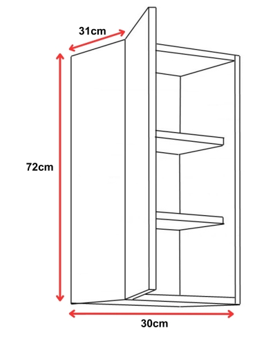 Wigo WhHg 30G721F wymiar
