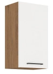 Wisząca szafka kuchenna 45x72cm WIGO - Dąb Lancelot i Biały połysk