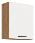 Wisząca szafka kuchenna 60x72cm WIGO - Dąb Lancelot i Biały połysk