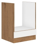 Szafka kuchenna zabudowa piekarnika 60cm WIGO - Dąb Lancelot/Biały połysk