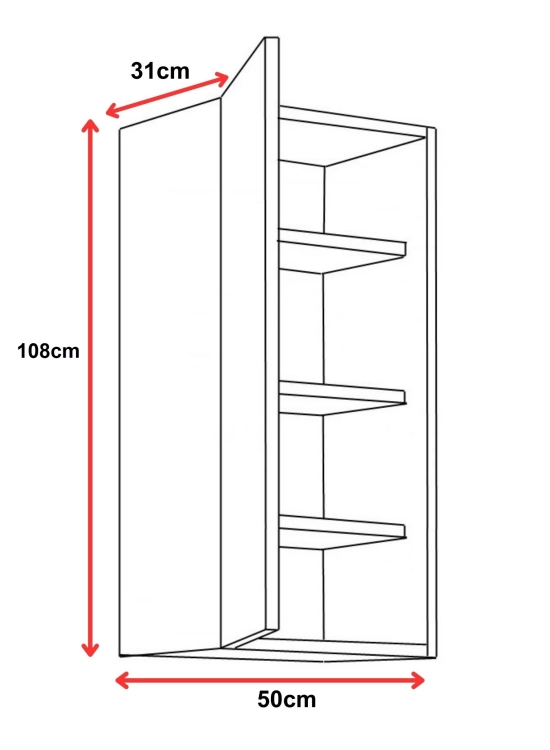 Komo KaszWh 50g1081F wymiar
