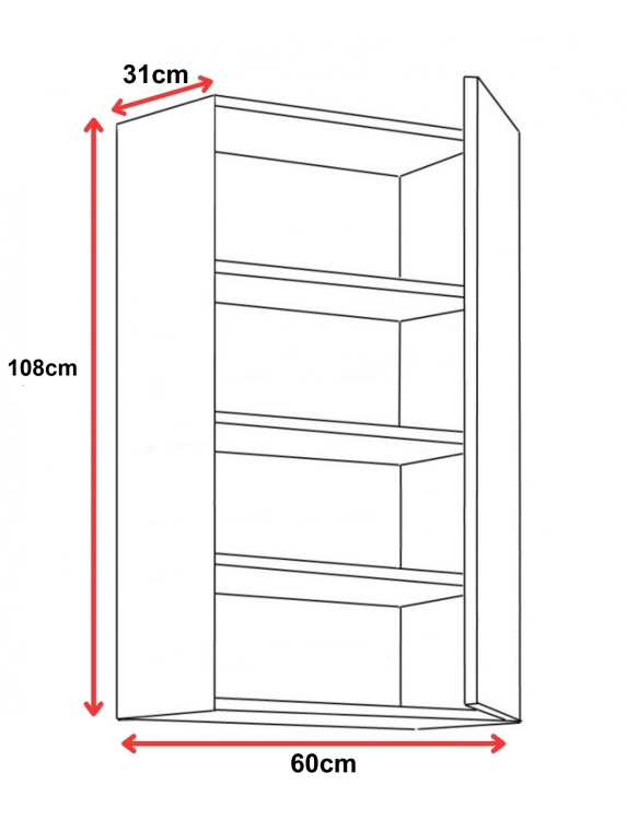 Komo KaszWh 60g1081F wymiar