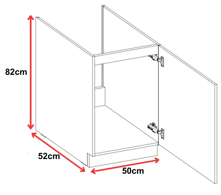 Komo KaszWh 50ZL1F wymiar