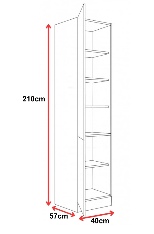Komo KaszWh 40DK2102F wymiar