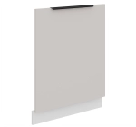 Front zmywarki 60cm z ukrytym panelem KOMO 713x596 - Kaszmir i Biały