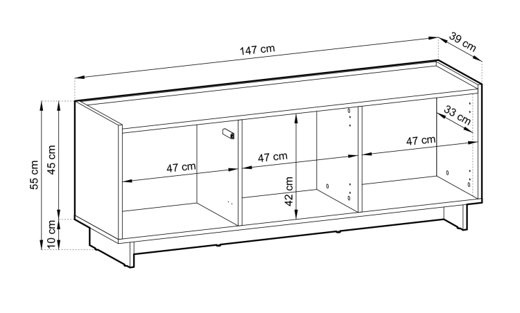 Jasumi RTV147 Karmel wymiar