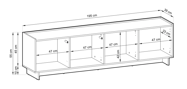 Jasumi RTV195 Karmel wymiar