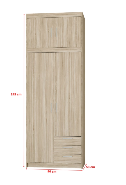 Kapri 2d3s Sonoma z Nad wymiary