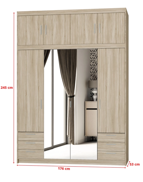 Kapri 4d6s Sonoma L zNad wymiary