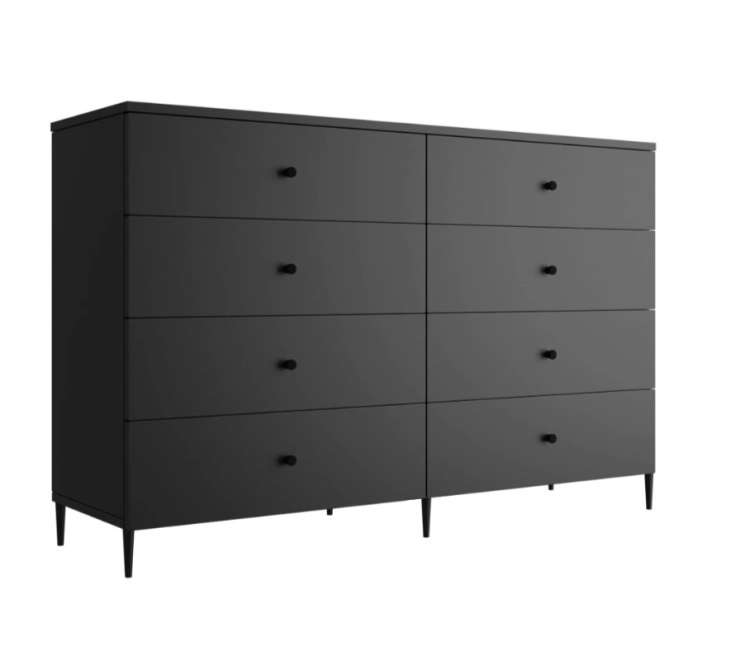 Komoda Mileno8S Czarny