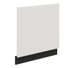 Front zmywarki 60cm z zewnętrznym panelem ADEL 570x596  - Biały i Czarny