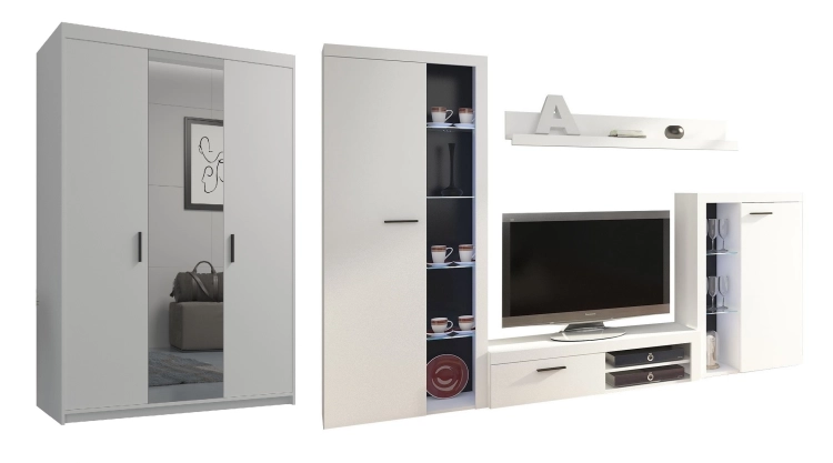 Rabbia Kapri3D Biel Lustro
