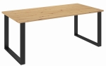 Duży kuchenny stół Tavolo - Dąb Artisan 185x90