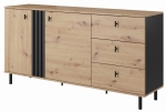 Dwudrzwiowa komoda NOVA 165cm z lamelami