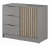 Komoda ARAN 1d3s szary