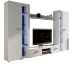 Nowoczesna meblościanka RABBIA XL - Biała