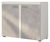 Komoda Rabbia 2D - Biel/Beton