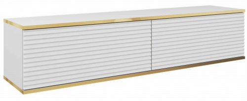 Szafka rtv OZO 135cm MDF -  Biała