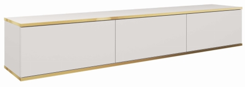 Szafka rtv OZO 175 cm - Biel