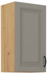 Szafka kuchenna górna 40x72 STELVIO Jasnoszara i Dąb Artisan
