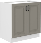 Szafka kuchenna pod zlew STELVIO Jasnoszary i Biały