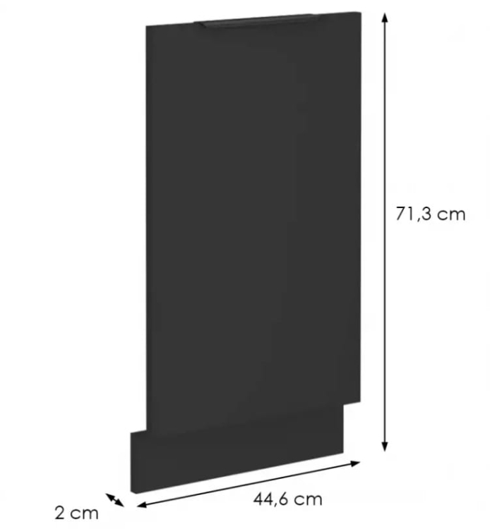 Zmywarka SIERA 45 panel ukryty  wymiary