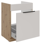 Szafka dolna pod zlew z szufladą 60cm SANA - Kaszmir i Dąb Artisan